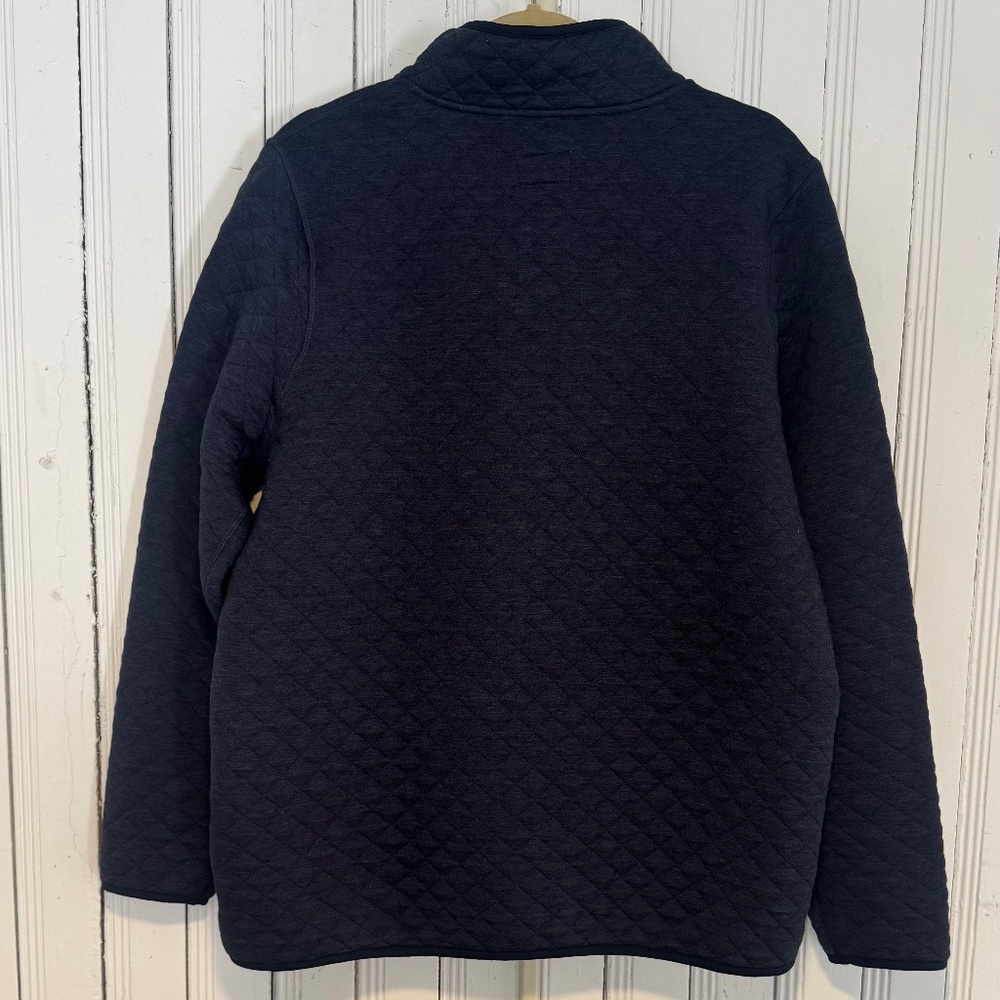 Men's Marine Layer Navy Corbet Quarter Zip Pullover - Picture 2 of 3